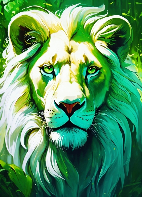 Felidae, Green, Carnivore, Nature, Lion, Siberian Tiger