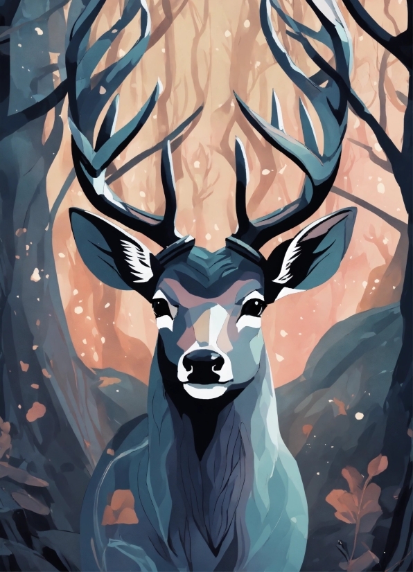 Vertebrate, Organism, Mammal, Deer, Paint, Fawn