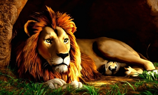 Felidae, Lion, Carnivore, Big Cats, Masai Lion, Fawn