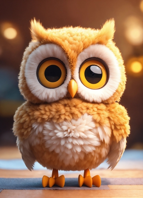 Head, Glasses, Toy, Bird, Owl, Beak