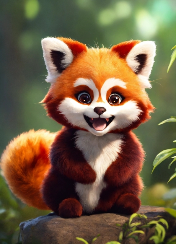 Red Panda, Nature, Leaf, Organism, Carnivore, Fawn