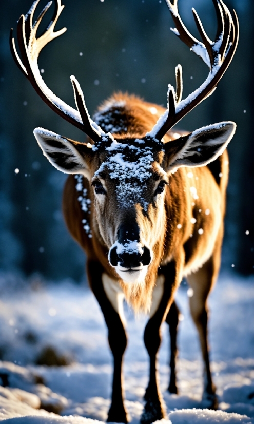 Vertebrate, Nature, Sky, Organism, Mammal, Deer