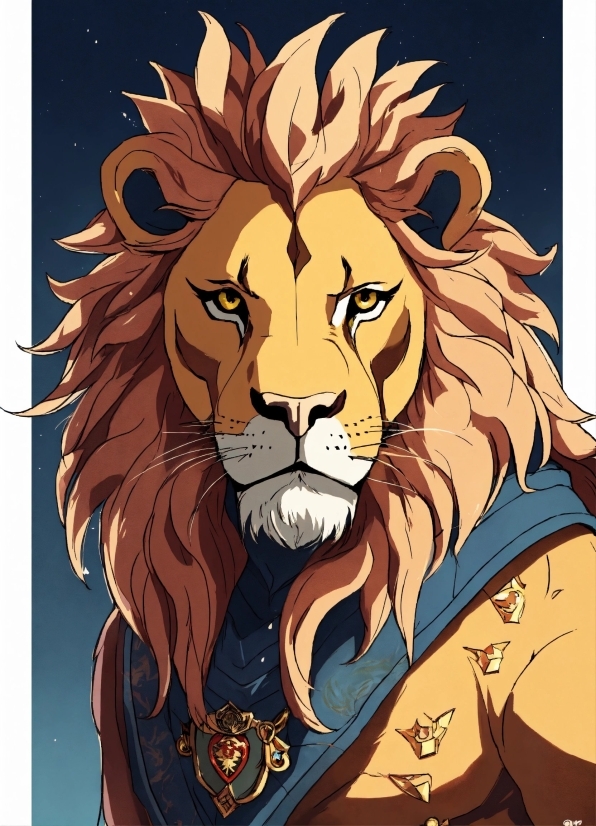 Felidae, Cartoon, Carnivore, Lion, Big Cats, Art