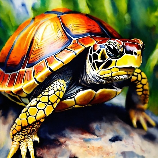 Reptile, Organism, Terrestrial Animal, Turtle, Wildlife, Terrestrial Plant