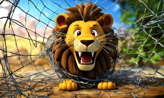 Fence, Felidae, Happy, Mesh, Carnivore, Big Cats