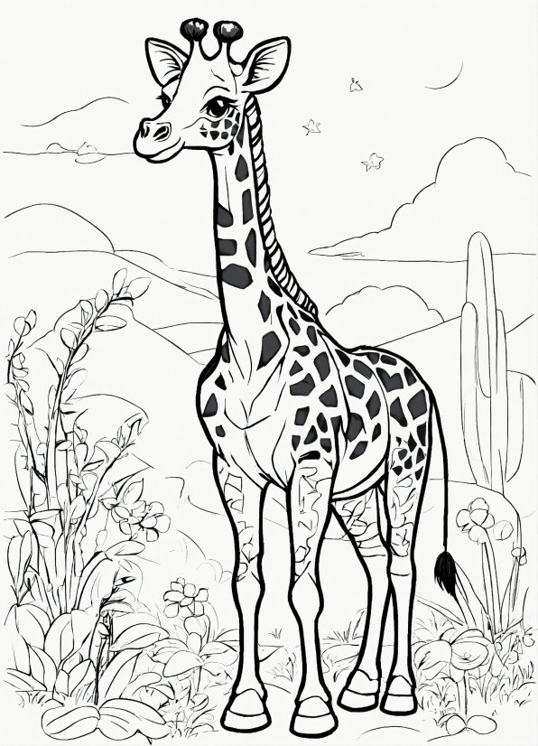 Plant, Giraffidae, Ecoregion, Vertebrate, Giraffe, Leaf