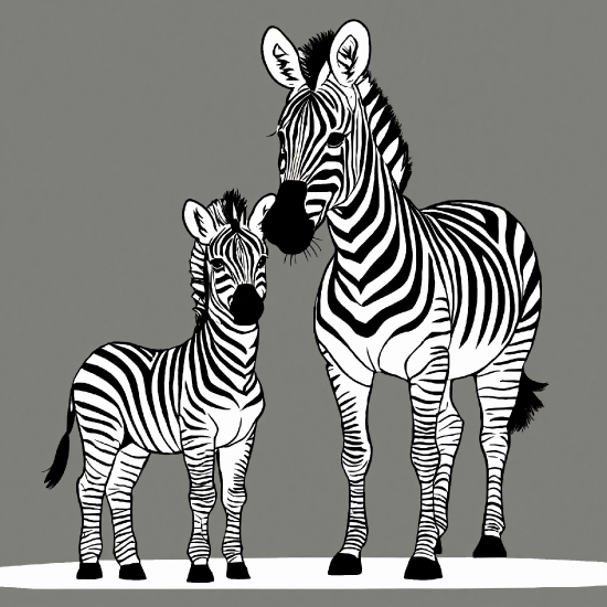 Vertebrate, Natural Environment, Organism, Mammal, Zebra, Art