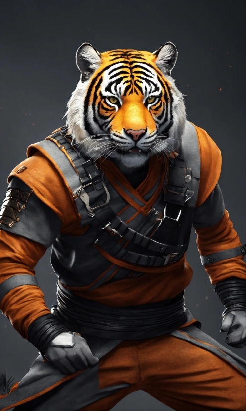 Bengal Tiger, Siberian Tiger, Tiger, Sleeve, Felidae, Carnivore