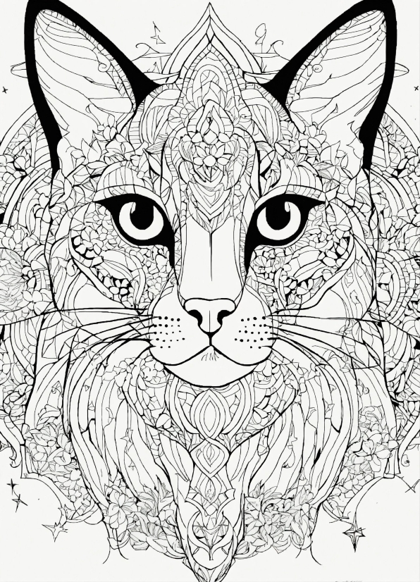 Hair, Eye, White, Carnivore, Felidae, Botany