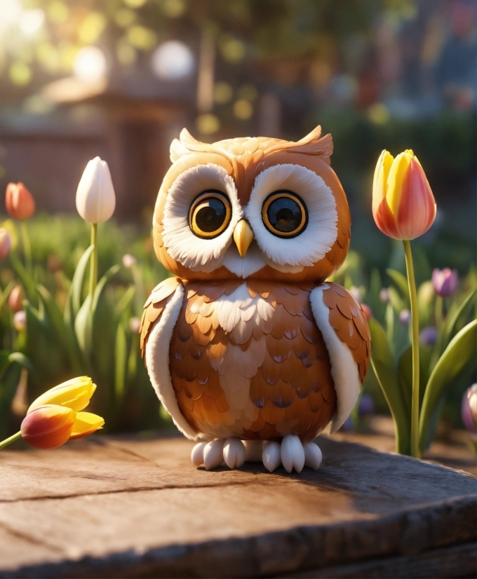 Bird, Plant, Vertebrate, Nature, Owl, Wood