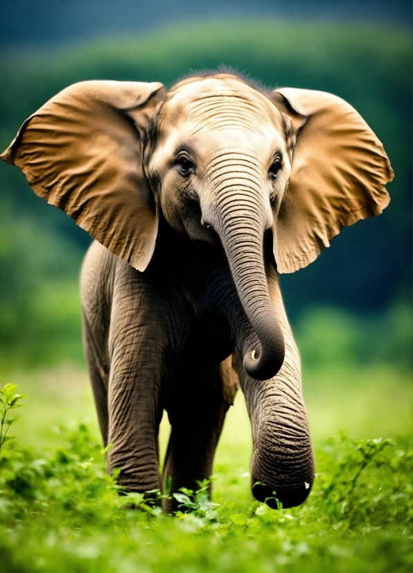 Elephant, Plant, Ecoregion, Vertebrate, Working Animal, Organism