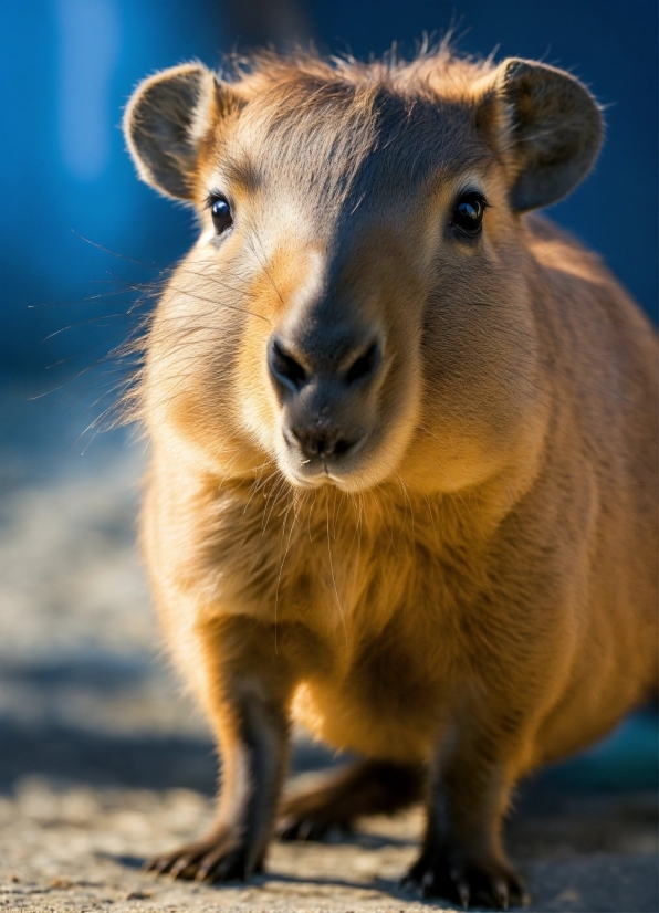 Eye, Sunlight, Fawn, Terrestrial Animal, Livestock, Landscape