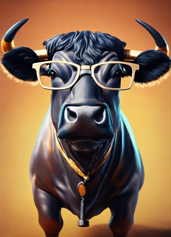 Bull, Working Animal, Window, Horn, Art, Snout