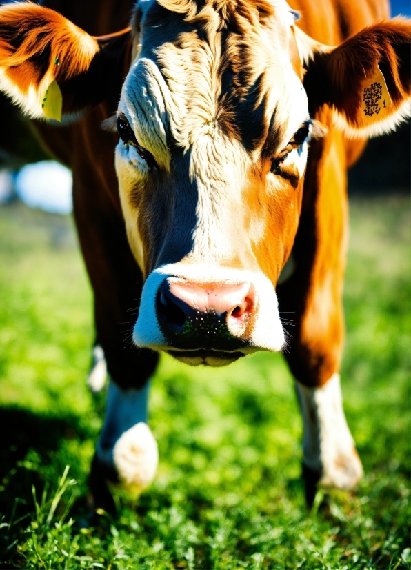 Eye, Plant, Green, Sky, Working Animal, Dairy Cow