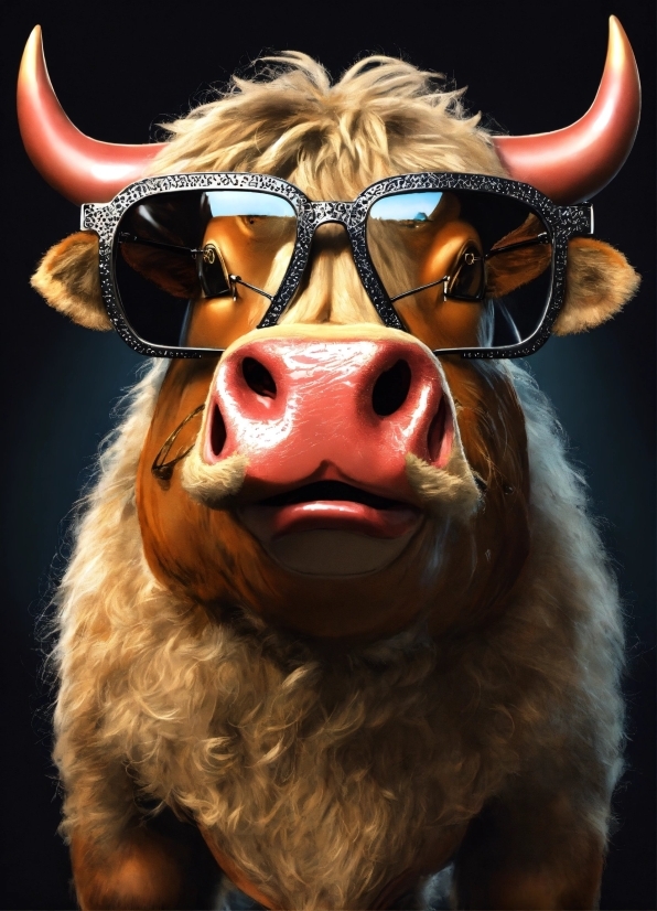 Jaw, Vision Care, Eyewear, Horn, Snout, Art