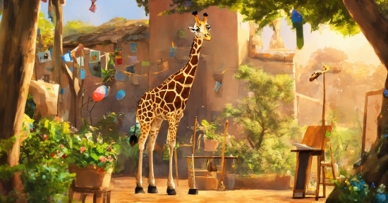 Plant, Giraffe, Giraffidae, Plant Community, Natural Environment, Organism