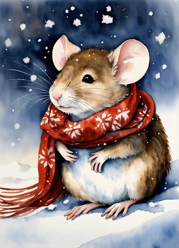 Meadow Jumping Mouse, Vertebrate, Cartoon, Organism, Rodent, Rat