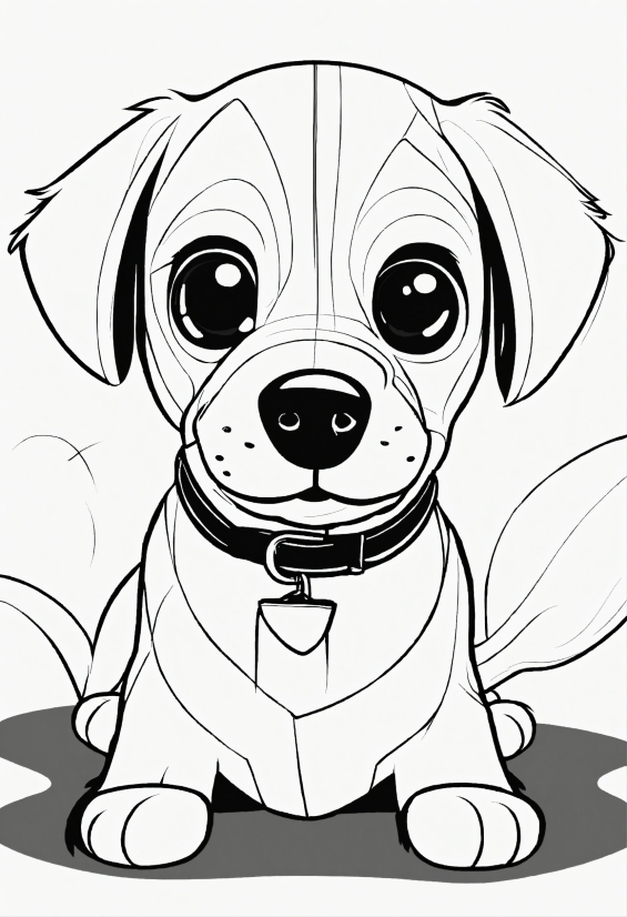 Head, Dog, Vertebrate, White, Cartoon, Dog Breed