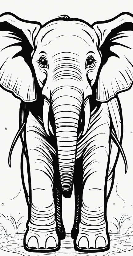 Elephant, Vertebrate, White, Working Animal, Organism, Mammal