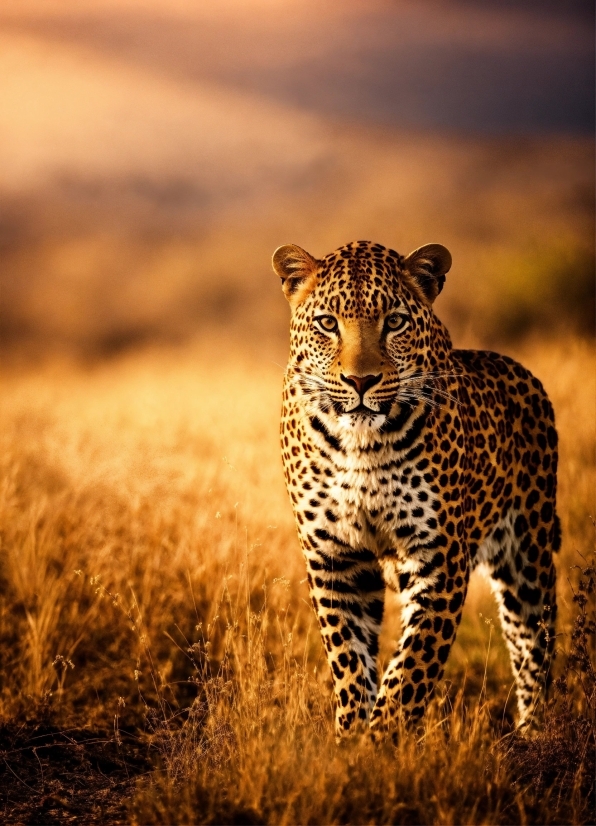 Plant, Felidae, Carnivore, Leopard, Natural Landscape, Mammal