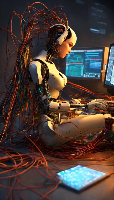 Entertainment, Computer Keyboard, Art, Cg Artwork, Audio Equipment, Fictional Character