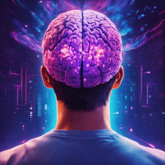 Brain, World, Light, Purple, Jaw, Brain