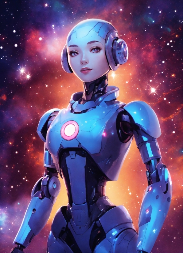 Cartoon, Entertainment, Art, Cg Artwork, Electric Blue, Space