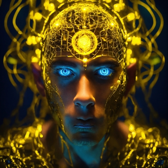 Art, Electric Blue, Event, Symmetry, Fictional Character, Illustration