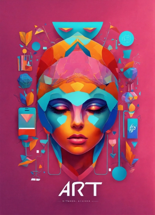 Art, Poster, Painting, Font, Paint, Symmetry