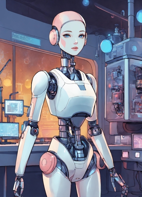 Cartoon, Art, Space, Technology, Cg Artwork, Machine