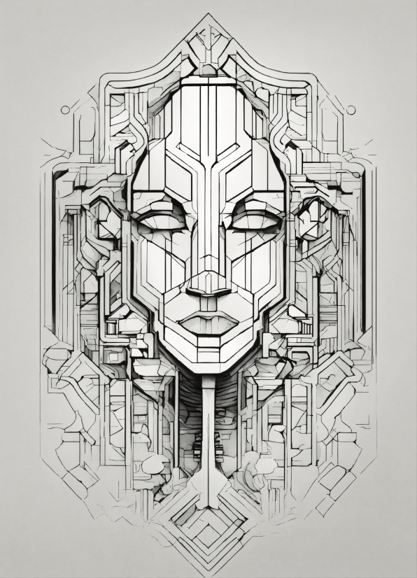 Art, Font, Illustration, Drawing, Monochrome, Symmetry