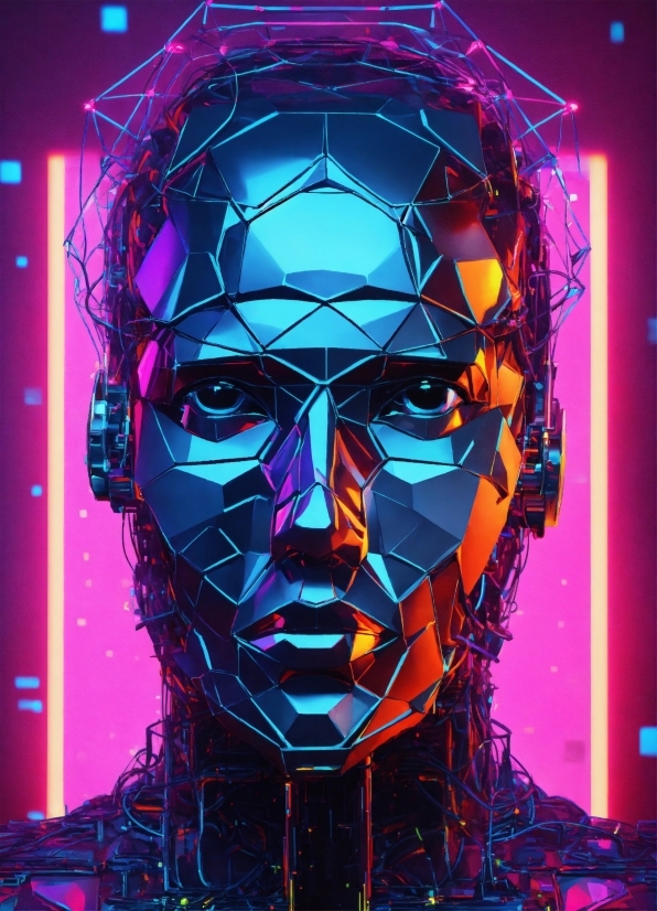 Art, Font, Symmetry, Electric Blue, Magenta, Fictional Character