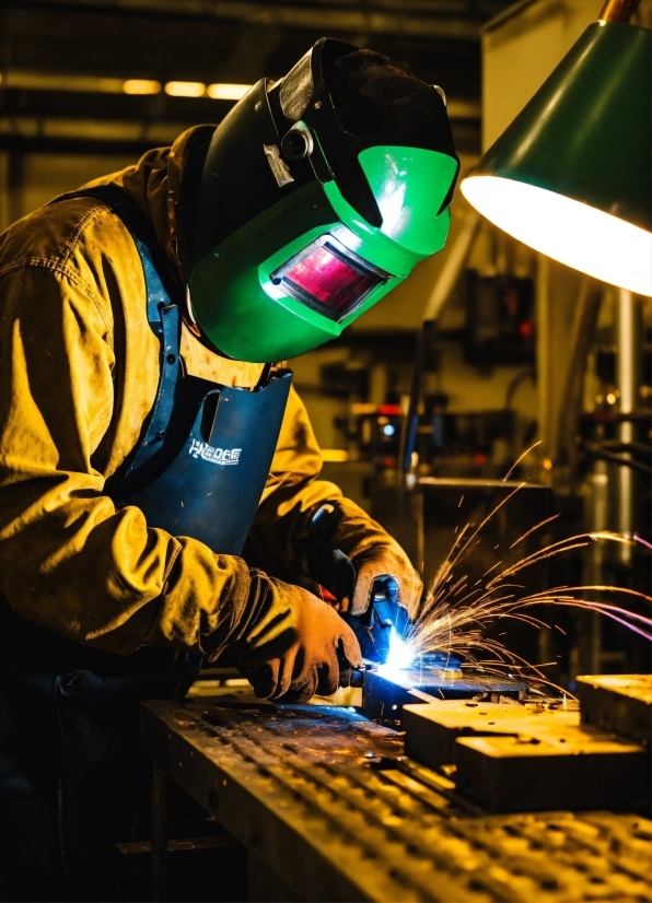 Steelworker, Light, Workwear, Welding Helmet, Sleeve, Welder