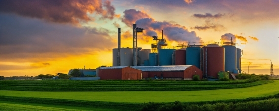 Cloud, Sky, Atmosphere, Nature, Natural Environment, Silo