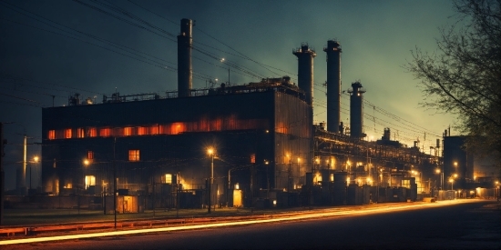 Sky, Atmosphere, Window, Building, Electricity, Dusk