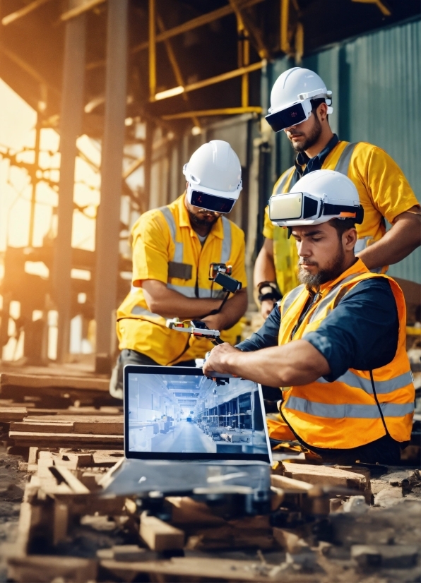 Computer, Hard Hat, Personal Computer, Workwear, Tradesman, Helmet