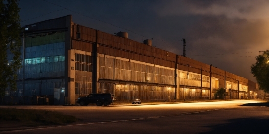 Building, Cloud, Automotive Lighting, Sky, Window, Facade