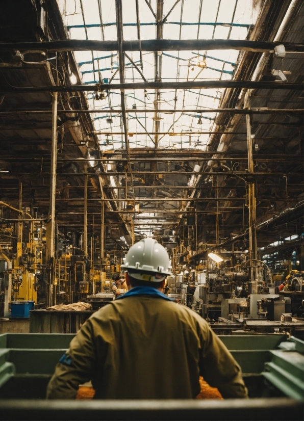 Workwear, Sleeve, Yellow, Engineering, Electricity, Factory