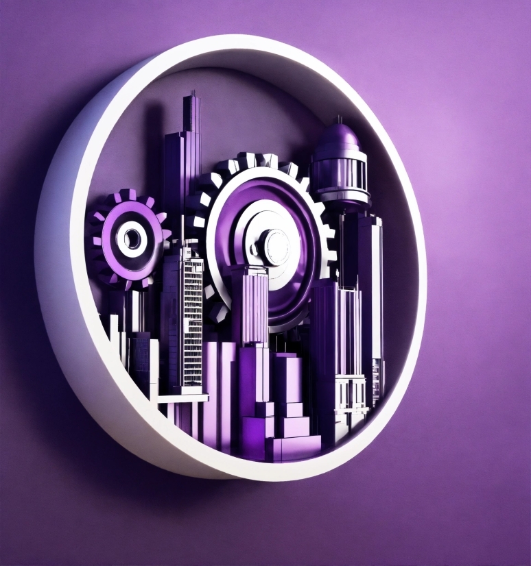 Purple, Violet, Font, Magenta, Circle, Electric Blue