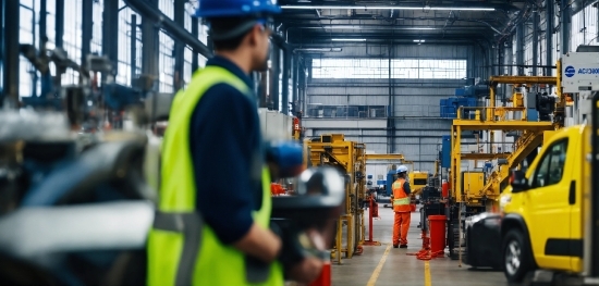 Workwear, Highvisibility Clothing, Hard Hat, Yellow, Motor Vehicle, Engineer