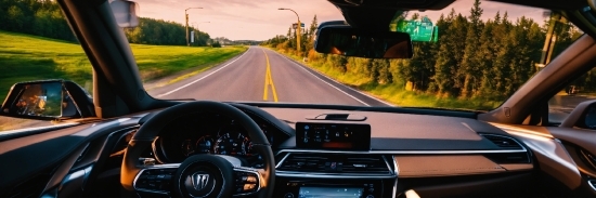 Car, Vehicle, Photograph, Sky, Light, Steering Part