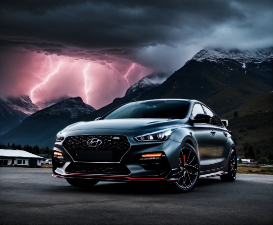 Tire, Cloud, Wheel, Vehicle, Car, Lightning