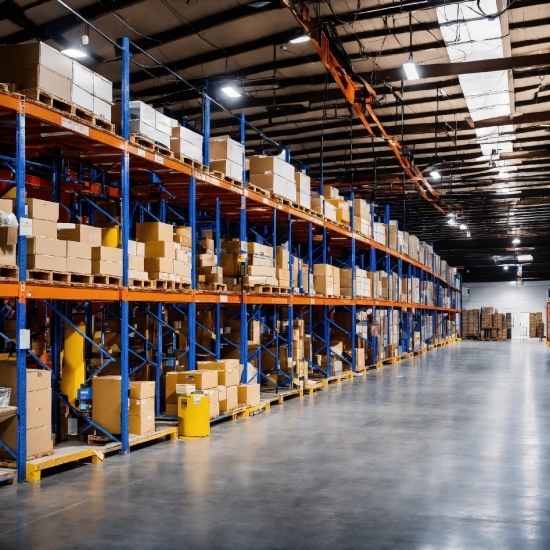 Building, Floor, Beam, Flooring, Warehouse, Wood