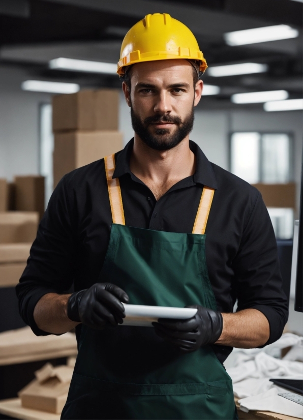 Helmet, Hard Hat, Workwear, Sleeve, Engineer, Headgear