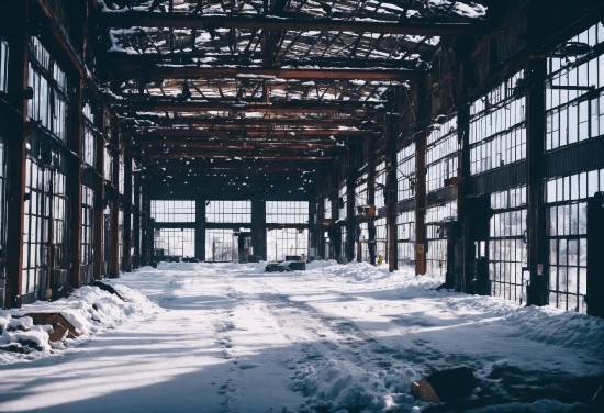 Lighting, Wood, Snow, Beam, Symmetry, Urban Area