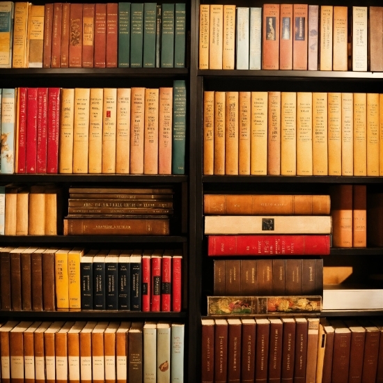 Bookcase, Shelf, Furniture, Light, Publication, Book