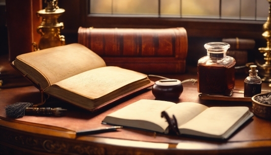 Light, Book, Table, Lighting, Wood, Comfort