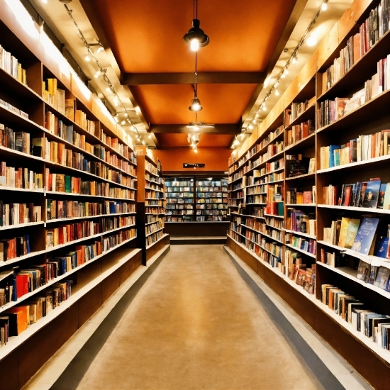 Shelf, Furniture, Bookcase, Light, Shelving, Publication