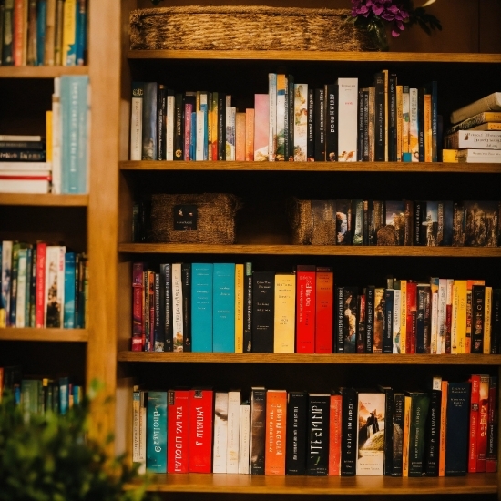 Bookcase, Shelf, Furniture, Book, Publication, Shelving