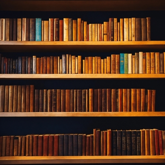 Brown, Bookcase, Shelf, Furniture, Book, Shelving